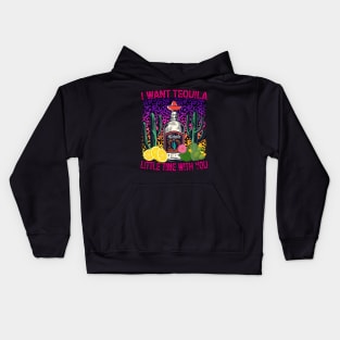 Tequila Little Time Retro Kids Hoodie